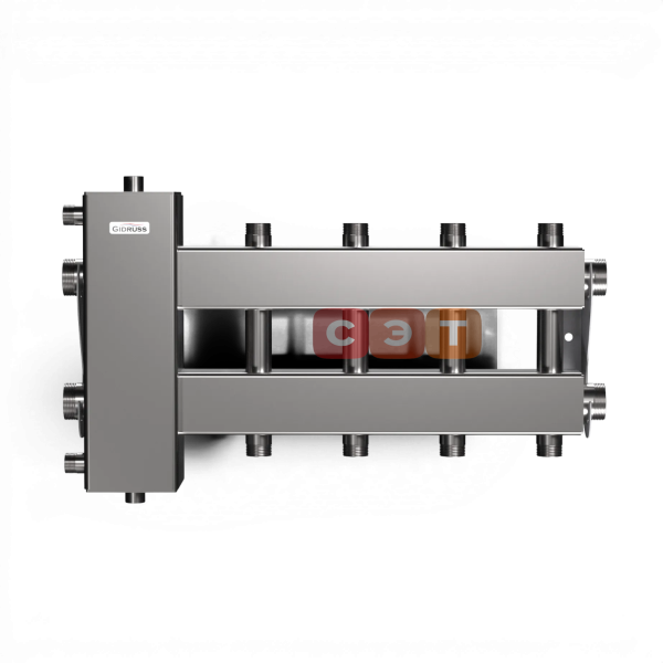 BMSS-150-5DU (нерж., до 150 кВт, подкл. котла G 1½″, 2+2 контура G 1″, боковой контур G 1½″)